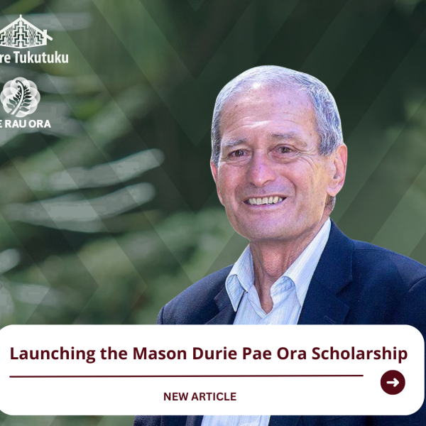 Te Rau Ora announces the launch of the Mason Durie Pae Ora Scholarship