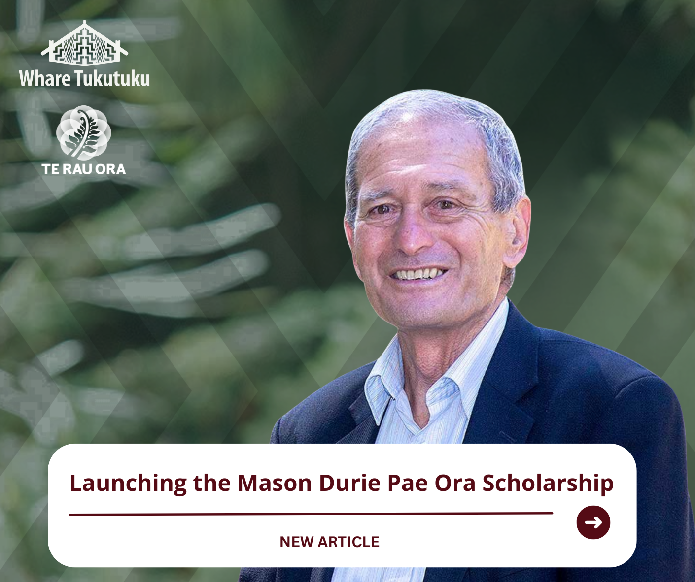 Te Rau Ora announces the launch of the Mason Durie Pae Ora Scholarship